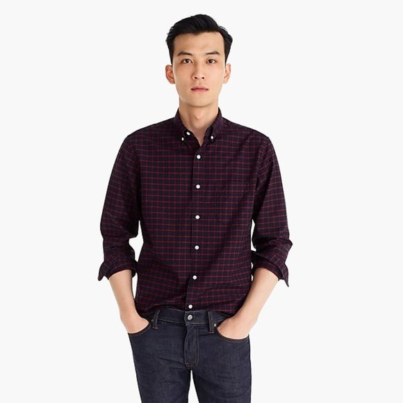 J. Crew Other - J. Crew American Pima Cotton Checked Oxford Shirt